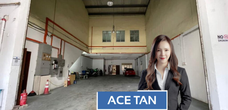 Kawasan Perindustrian Kota Puteri – 1.5 Storey Semi Detached Factory – FOR SALE