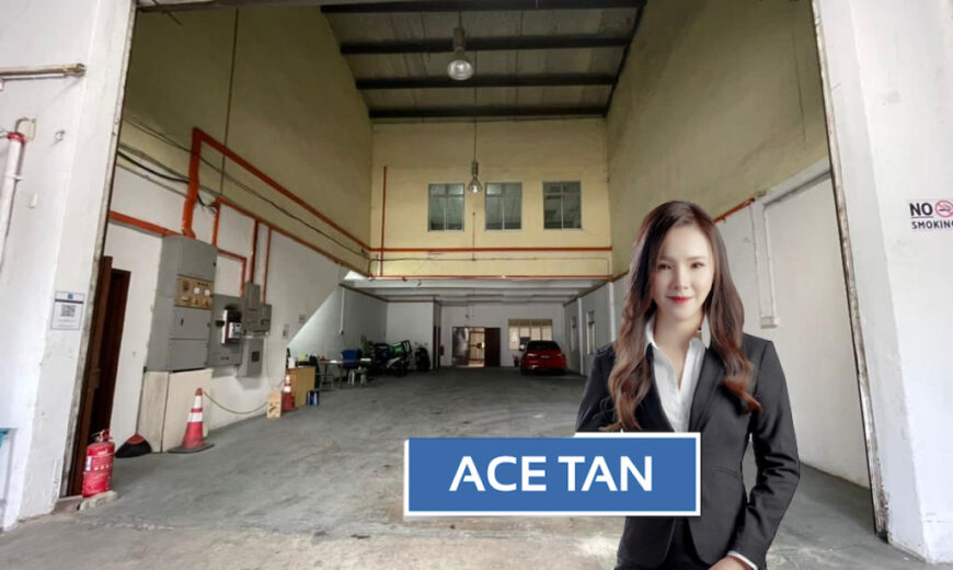 Kawasan Perindustrian Kota Puteri – 1.5 Storey Semi Detached Factory – FOR SALE