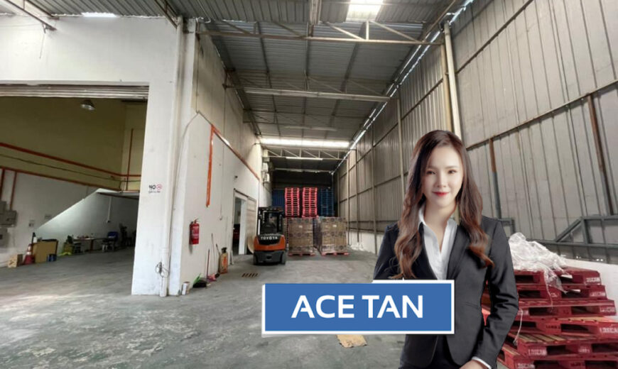 Kawasan Perindustrian Kota Puteri – 1.5 Storey Semi Detached Factory – FOR SALE