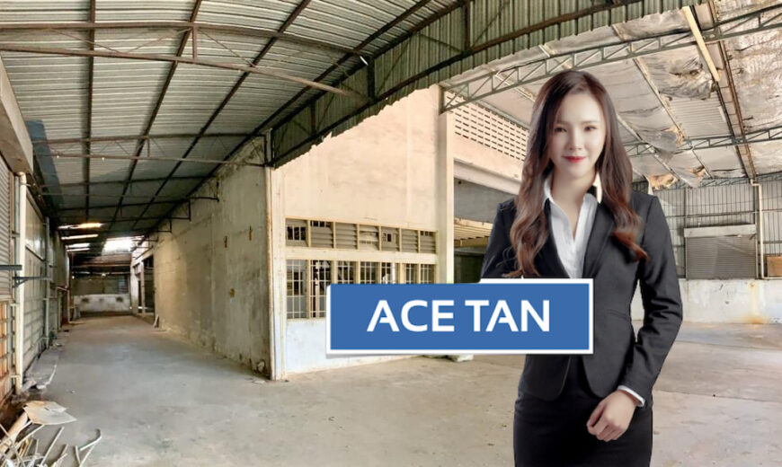 Taman Johor Jaya – 1.5 Storey Semi Detached Factory – FOR SALE