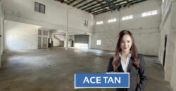 Sungai Tiram – 1.5 Storey Semi Detached Factory – FOR RENT