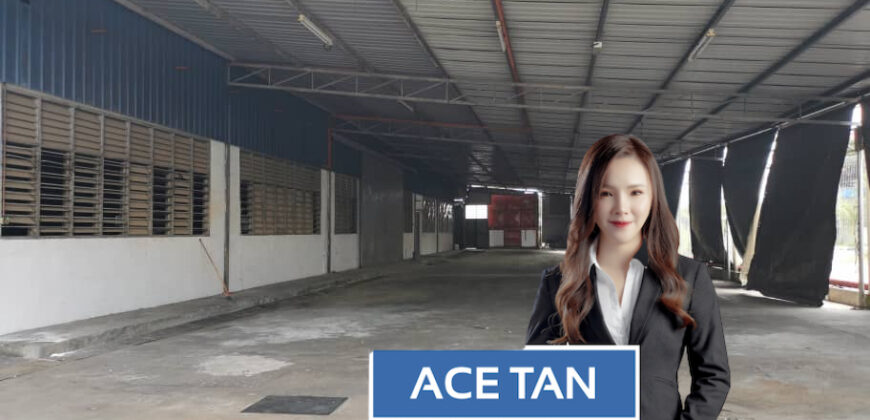 Ulu Tiram – 1.5 Storey Detached Factory – FOR RENT