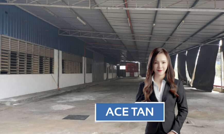 Ulu Tiram – 1.5 Storey Detached Factory – FOR RENT