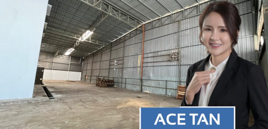 Sungai Tiram – 1.5 Storey Semi Detached Factory – FOR RENT