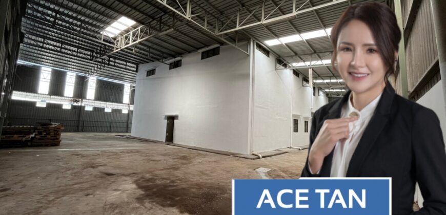 Sungai Tiram – 1.5 Storey Semi Detached Factory – FOR RENT