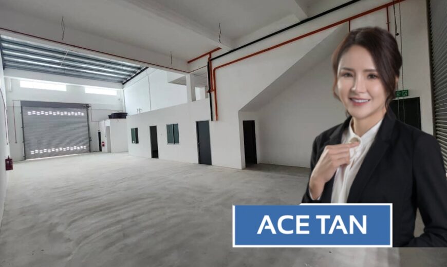 Taman Desa Cemerlang – 1.5 Storey Terrace Factory – FOR RENT