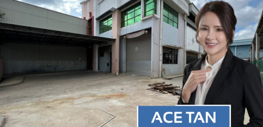 Desa Cemerlang – 1.5 Storey Semi Detached Factory – FOR RENT