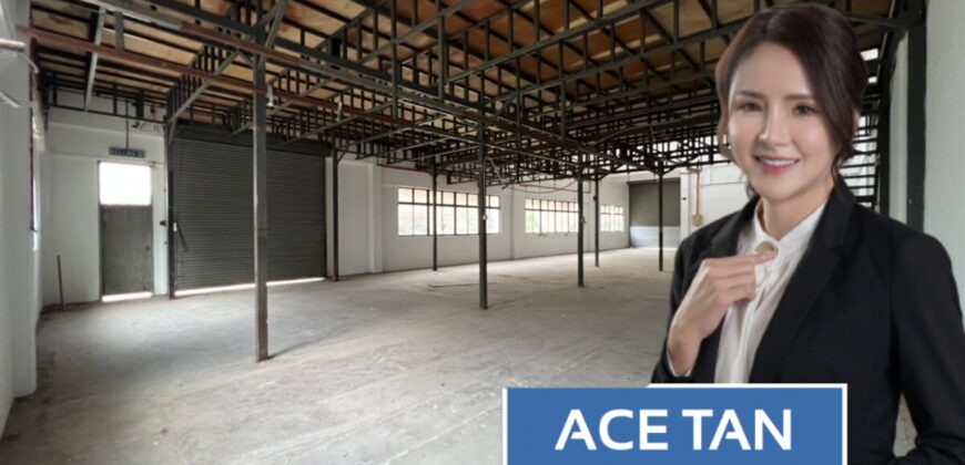 Desa Cemerlang – 1.5 Storey Semi Detached Factory – FOR RENT