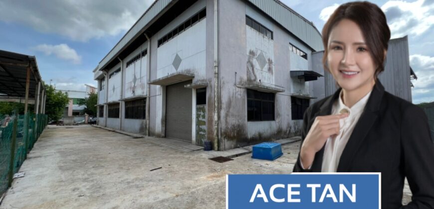 Desa Cemerlang – 1.5 Storey Semi Detached Factory – FOR RENT