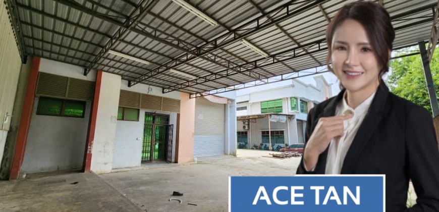 Desa Cemerlang – 1.5 Storey Semi Detached Factory – FOR SALE