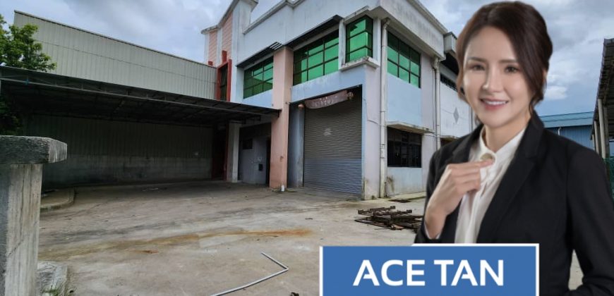 Desa Cemerlang – 1.5 Storey Semi Detached Factory – FOR RENT