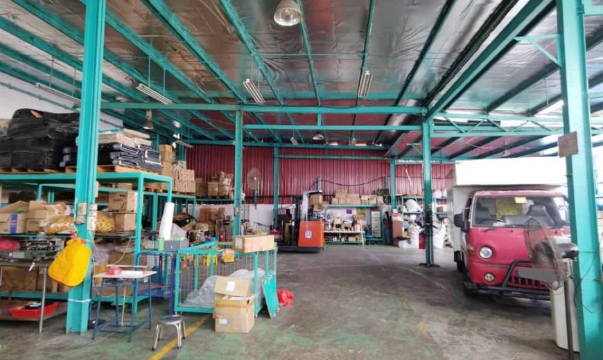 Johor Jaya – 1.5 Storey Corner Terrace Factory – FOR SALE