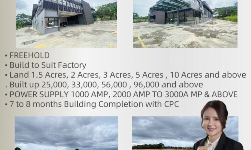 Kawasan Perindustrian Seelong @ Senai – Detached Factory – FOR RENT