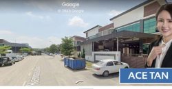 Kempas Utama – 1.5 Storey Corner Cluster Factory – FOR RENT