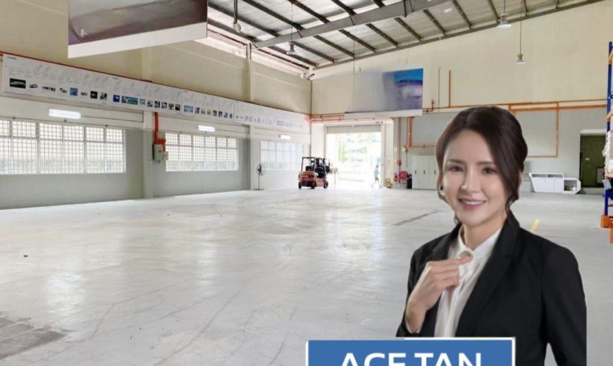 Nusa Cemerlang Industrial Park @ Gelang Patah – 1.5 Storey Semi Detached Factory – FOR SALE