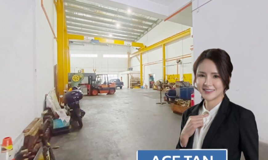 Tiong Nam Industrial Park @ Tebrau – 1.5 Storey Terrace Factory – FOR SALE