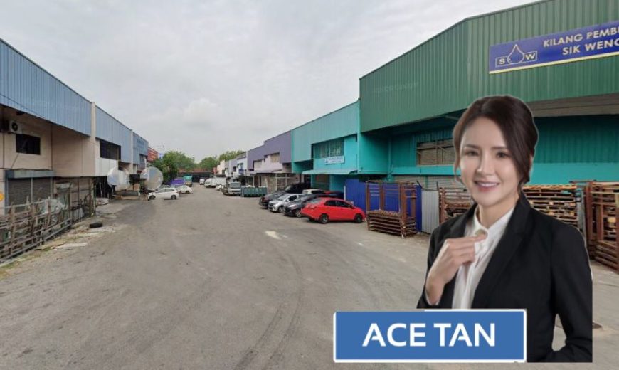 Johor Jaya – 1.5 Storey Corner Terrace Factory – FOR SALE