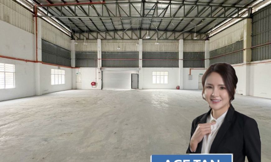 Kempas Utama – Detached Factory – FOR RENT