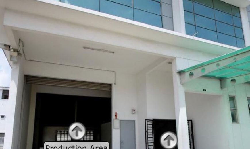 Kempas Utama – 1.5 Storey Semi Detached Factory – FOR RENT