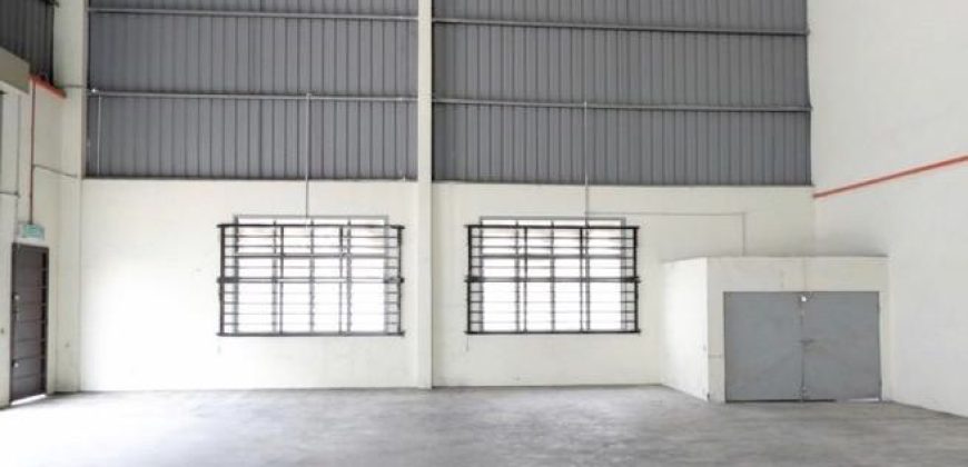 Kempas Utama – 1.5 Storey Semi Detached Factory – FOR RENT