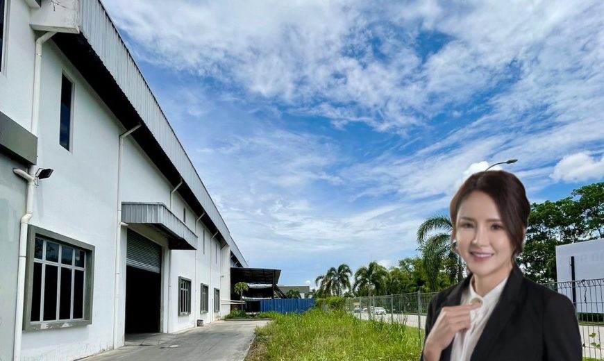 Desa Cemerlang – 1.5 Storey Corner Cluster Factory – FOR RENT