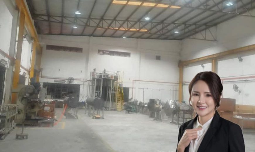 Desa Cemerlang – 1.5 Storey Semi Detached Factory – FOR RENT