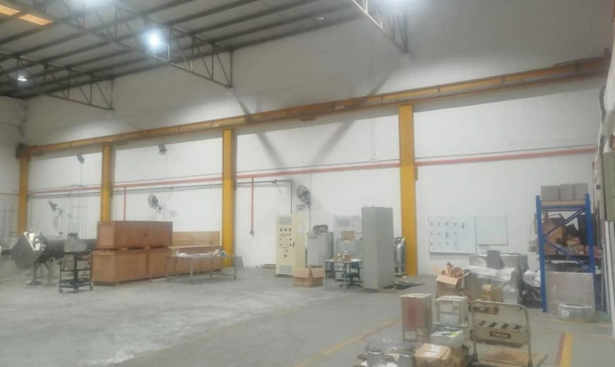 Desa Cemerlang – 1.5 Storey Semi Detached Factory – FOR RENT