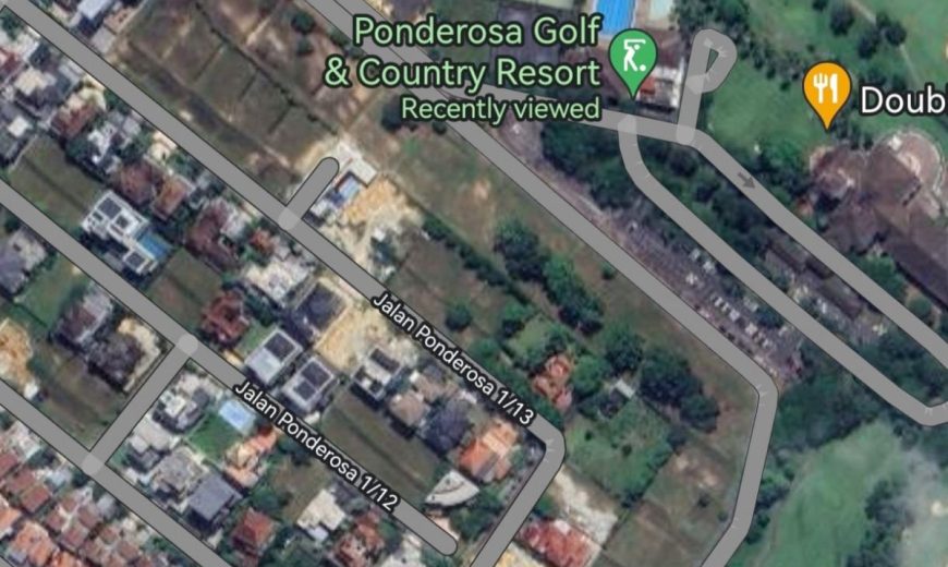 Ponderosa Villa @ Taman Ponderosa – Bungalow Land – FOR SALE
