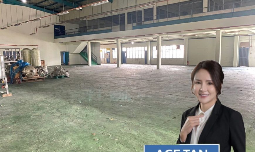 Kawasan Perindustrian Tebrau – Detached Factory – FOR RENT