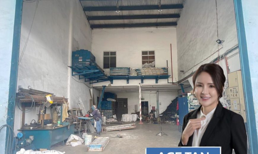 Kawasan Perindustrian Kota Puteri @ Masai – 1.5 Storey Semi Detached Factory – FOR SALE