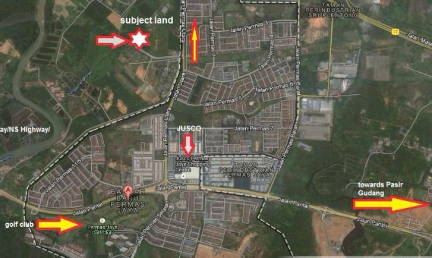 Permas Jaya – Commercial Land – FOR SALE