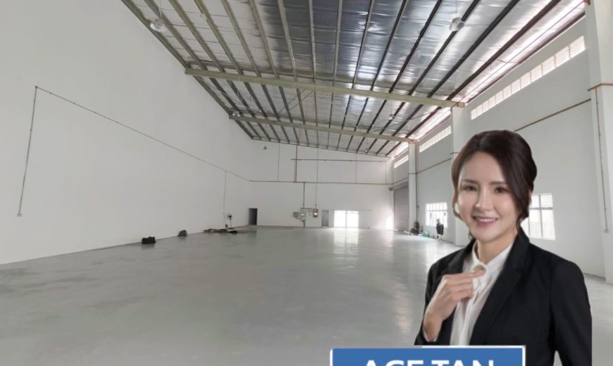 Skudai – 3 Storey Semi Detached Factory – FOR RENT