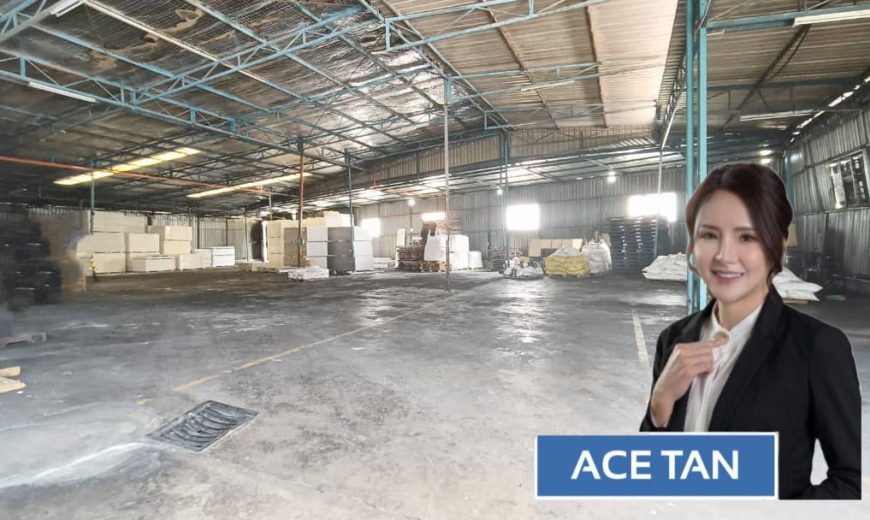 Taman Universiti @ Skudai – 1.5 Storey Semi Detached Factory – FOR SALE