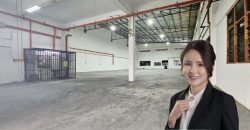 Taman Perindustrian Cemerlang – 1.5 Storey Semi Detached Factory – FOR SALE