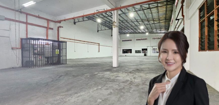 Taman Perindustrian Cemerlang – 1.5 Storey Semi Detached Factory – FOR SALE
