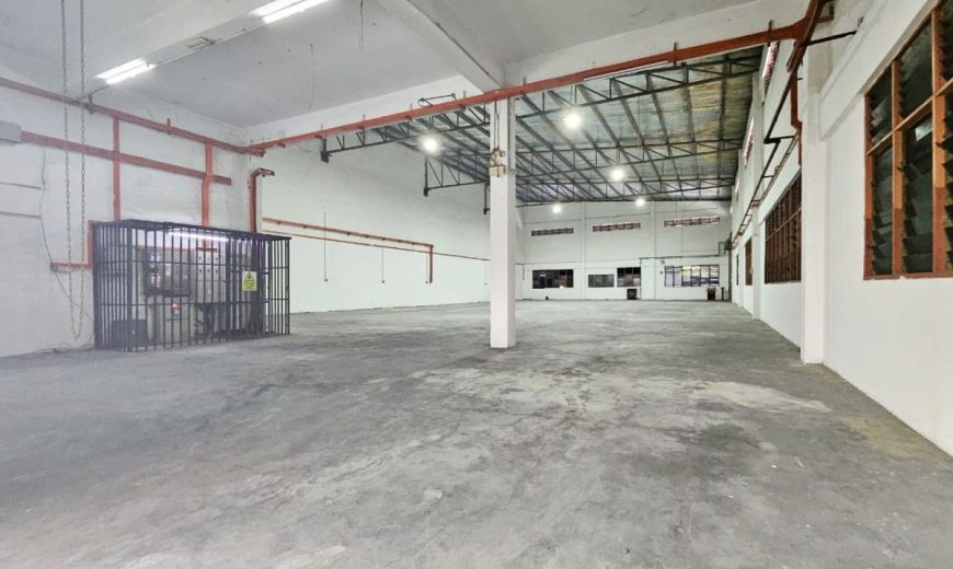 Taman Perindustrian Cemerlang – 1.5 Storey Semi Detached Factory – FOR SALE