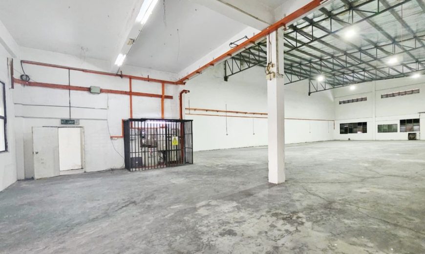 Taman Perindustrian Cemerlang – 1.5 Storey Semi Detached Factory – FOR SALE