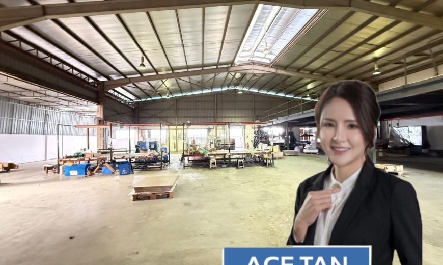 Kawasan Perindustrian Taman Johor – 1.5 Storey Semi Detached Factory – FOR RENT