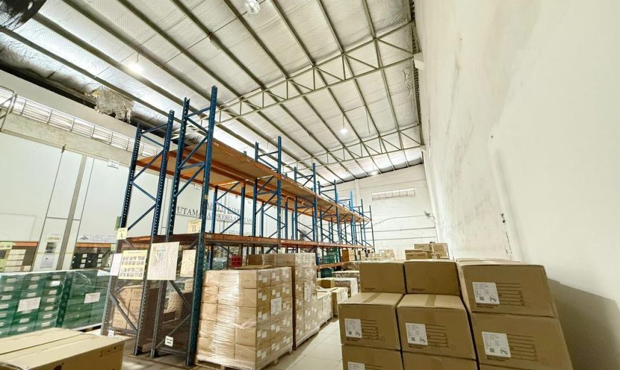 Desa Cemerlang – 1.5 Storey Semi Detached Factory – FOR SALE