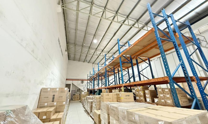 Desa Cemerlang – 1.5 Storey Semi Detached Factory – FOR SALE