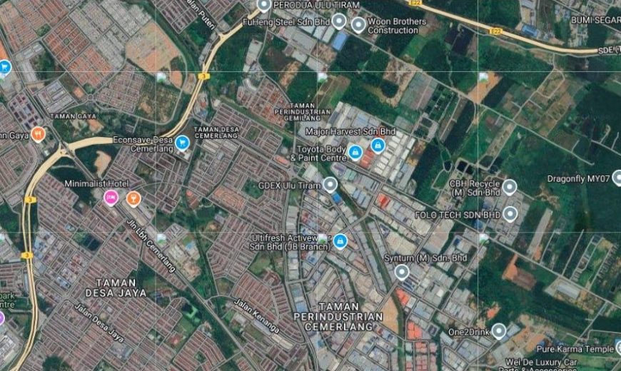 Desa Cemerlang – Industrial Land – FOR SALE
