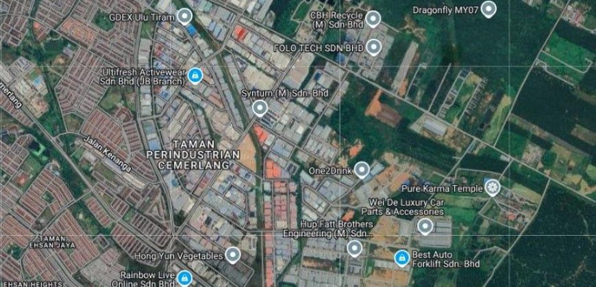 Desa Cemerlang – Industrial Land – FOR SALE