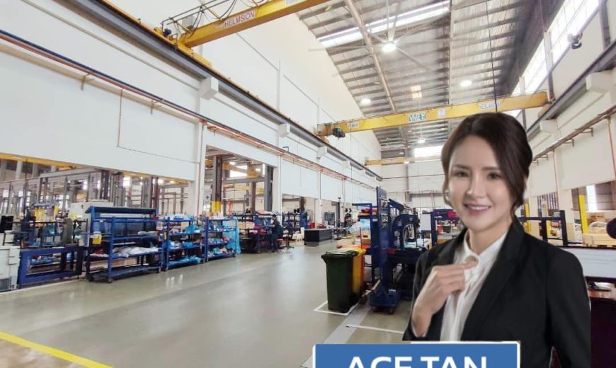 Kawasan Perindustrian Desa Cemerlang – Detached Factory – FOR RENT
