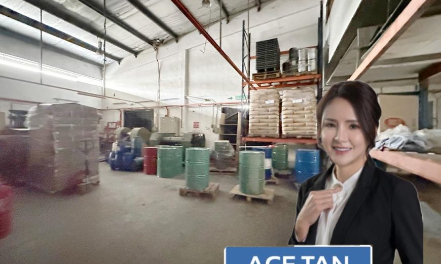 Taman Perindustrian Tampoi Jaya – 1.5 Storey Terrace Factory – FOR SALE