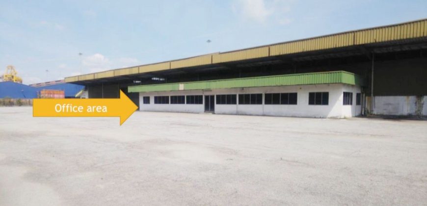 Pelabuhan Pasir Gudang – Single Storey Warehouse – FOR RENT