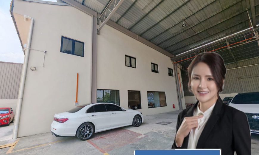 Kawasan Perindustrian Kota Puteri – 2 Storey Corner Terrace Factory – FOR RENT