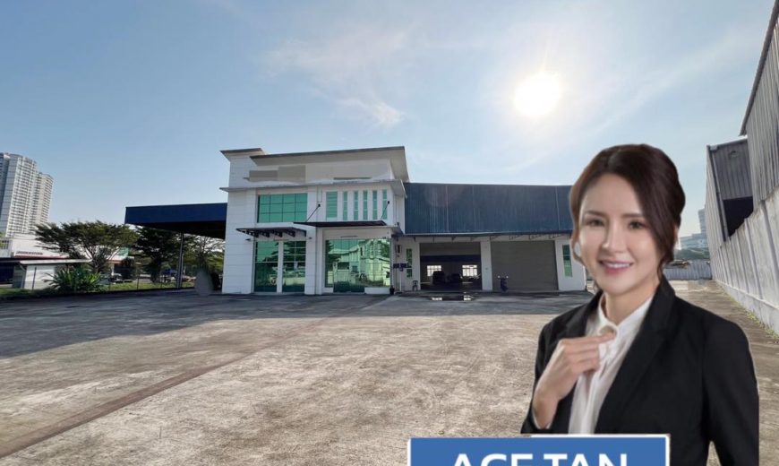 Kempas Utama – 1.5 Storey Corner Detached Factory – FOR SALE