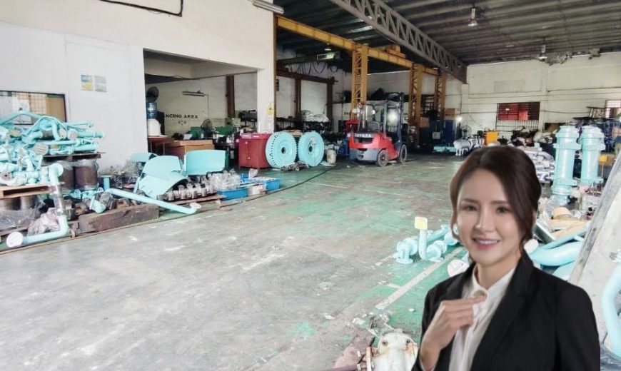 Kota Masai – 1.5 Storey Semi Detached Factory – FOR SALE