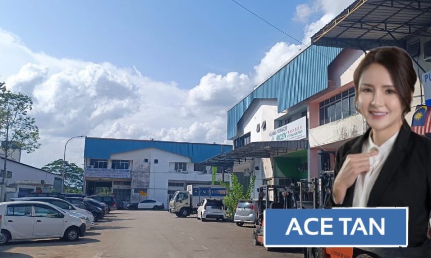 Taman Perindustrian Desa Plentong – 1.5 Storey Terrace Factory – FOR SALE