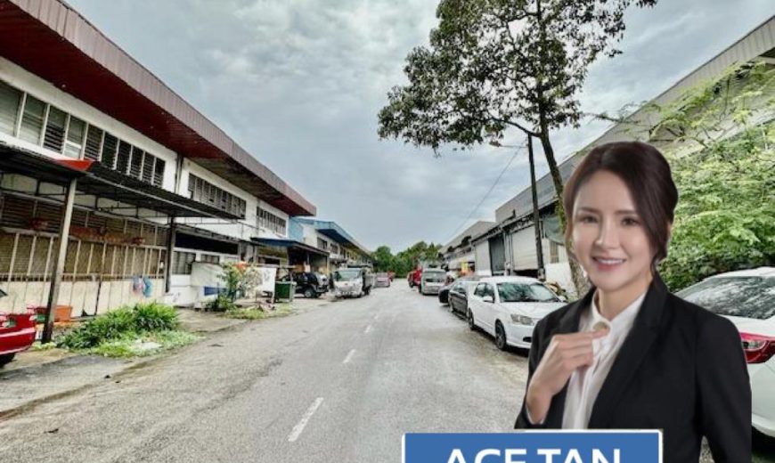 Taman Perindustrian Tampoi Jaya – 1.5 Storey Terrace Factory – FOR SALE